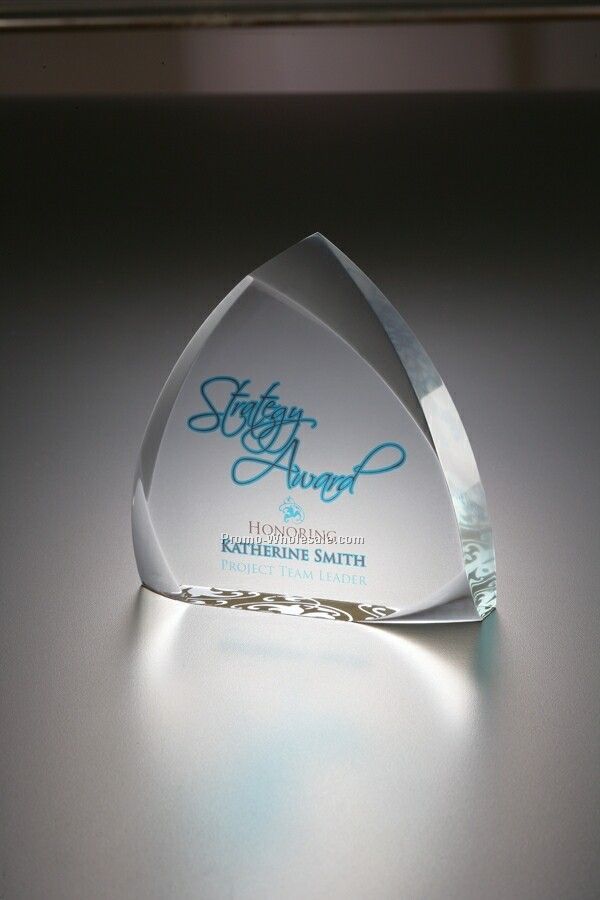 6"x6"x1-1/2" Lucite Embedment Award