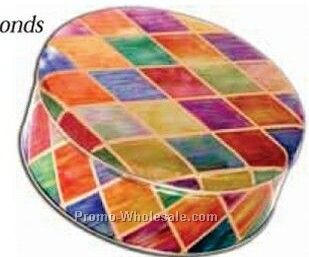 7-13/16"x2-5/8" Diamonds By Icc Round Designer Tins