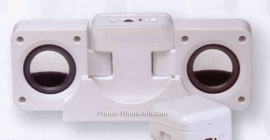 8-3/8"x3"x2-3/8" Mp3 Player Speakers