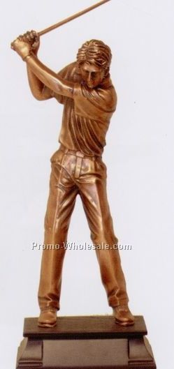 9" Male Golfer Figurine