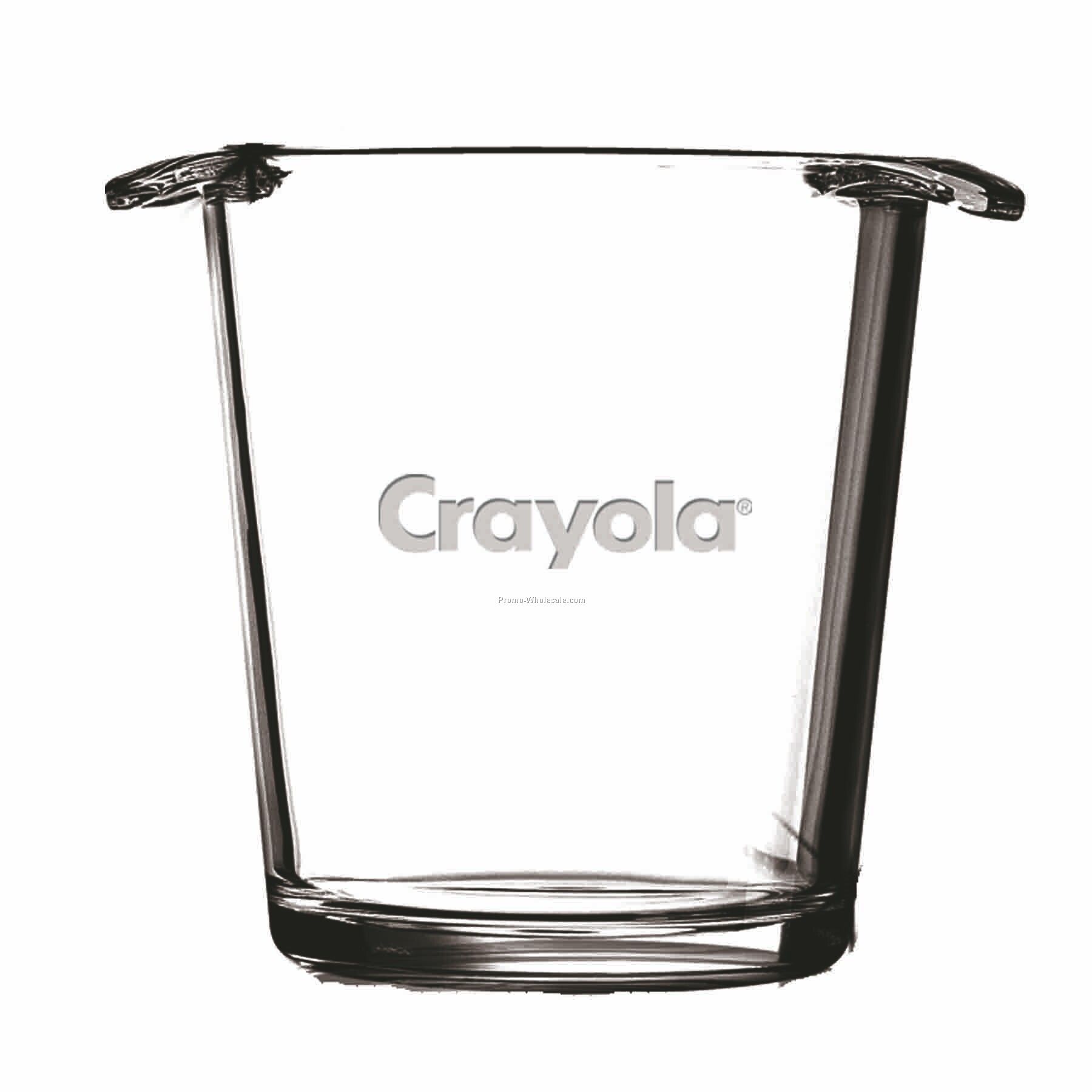 90 Oz. Crystal Island Champagne Bucket (Deep Etch)