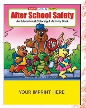 After School Safety Coloring Book Fun Pack