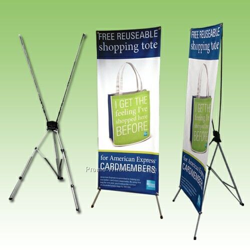 Banner Stand/With 48" X 84" Banner