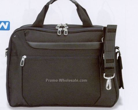 Briefcase W/ Coskin Trim (Blank)