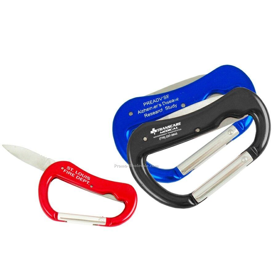 Carabiner With Knife