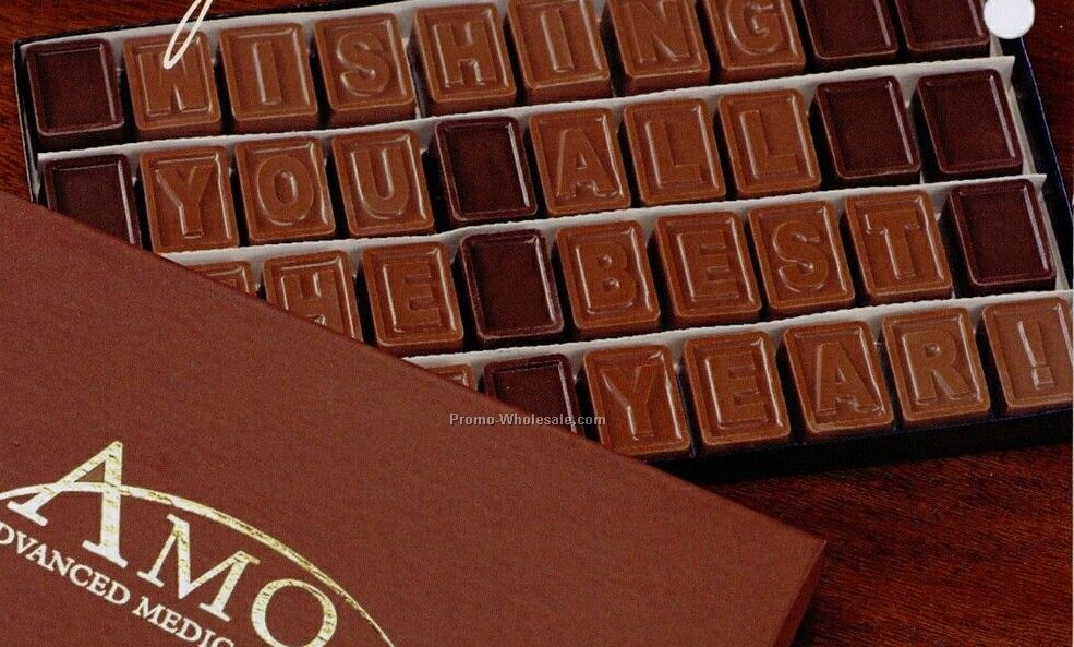 Chocolate Telegram W/ Custom Letters & Numbers