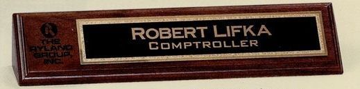 Contemporary Series Desk 1-3/4"x10" Nameplate