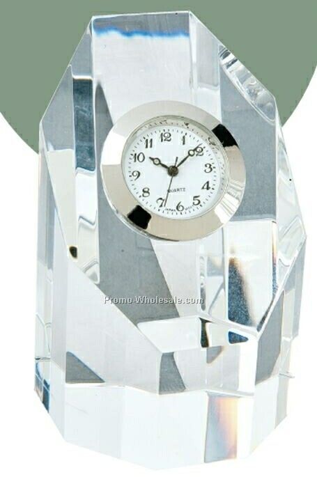 Crystal Geometric Clock /Body Imprint