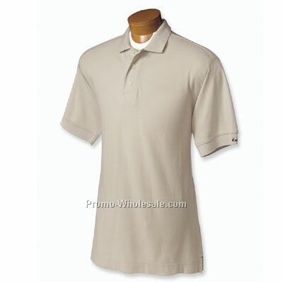 Cutter & Buck Tournament Pique Polo For Men Sandstone