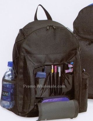 Deluxe Polyester Backpack (1 Color)