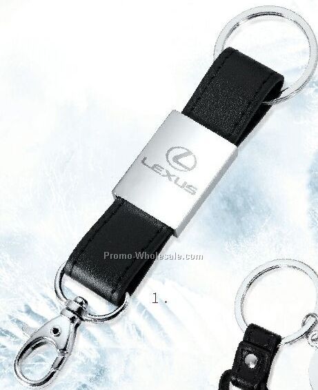 Designer Style Leather Key Holder With Carabiners