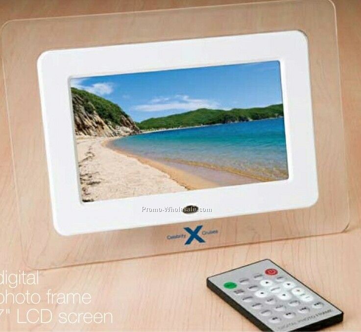 Essentials Imagio I 7" Digital Photo Frame 9-3/8"x6-3/4"x1-1/8"