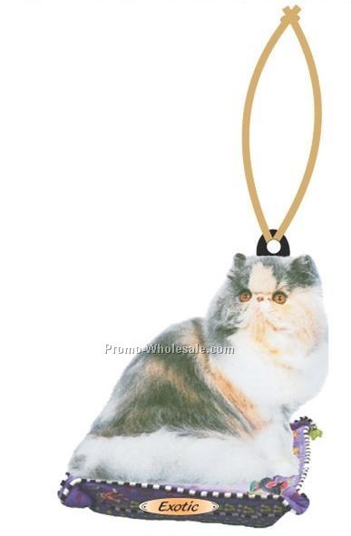 Exotic Cat Executive Line Ornament W/ Mirror Back (4 Square Inch)