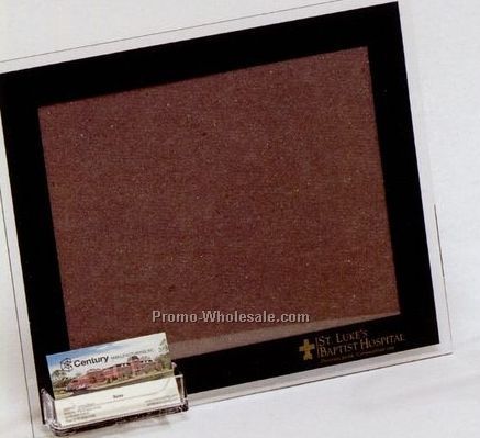 Flat Acrylic Frame Plaque W/ Card Holder (8-1/2"x11")