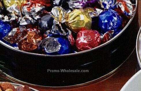 Glad Tidings Tin W/ Twist-wrapped Truffles