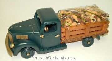 Green Stake Truck Nut Dispenser - Deluxe Mixed Nuts (No Peanuts) 10 Oz.