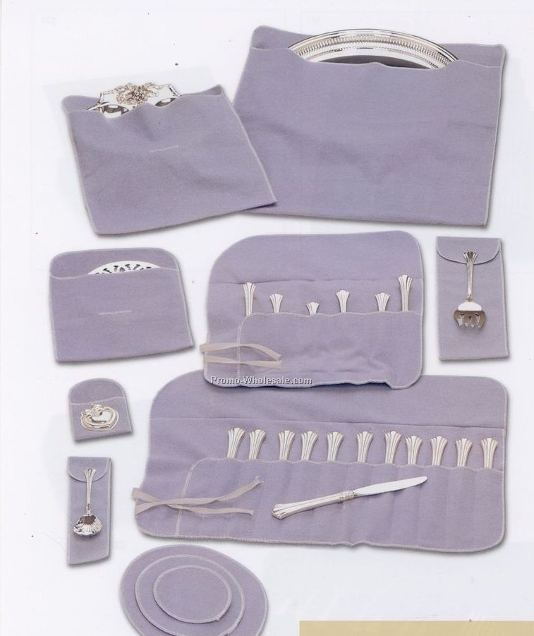 Individual Flap Style Flatware Bags For Knife & Fork