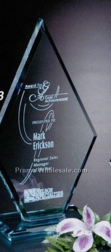 Jade Crystal Premier Diamond Award 10"