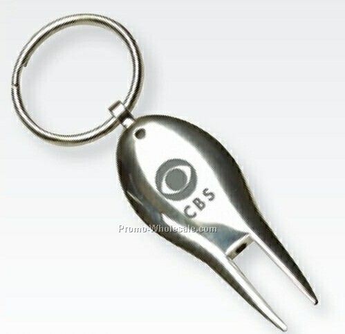 Keychain W/ Golf Tool & Light