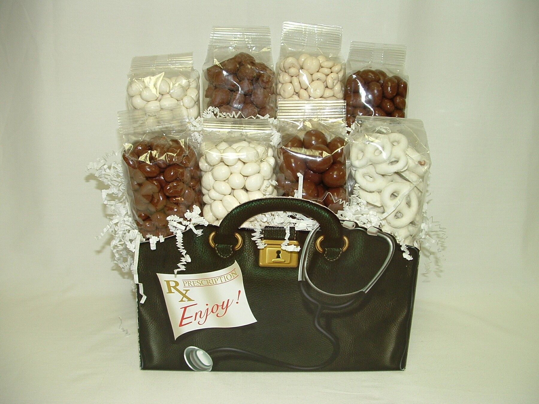 Large Black & White Gift Box - Feeds 6-12 Recipients