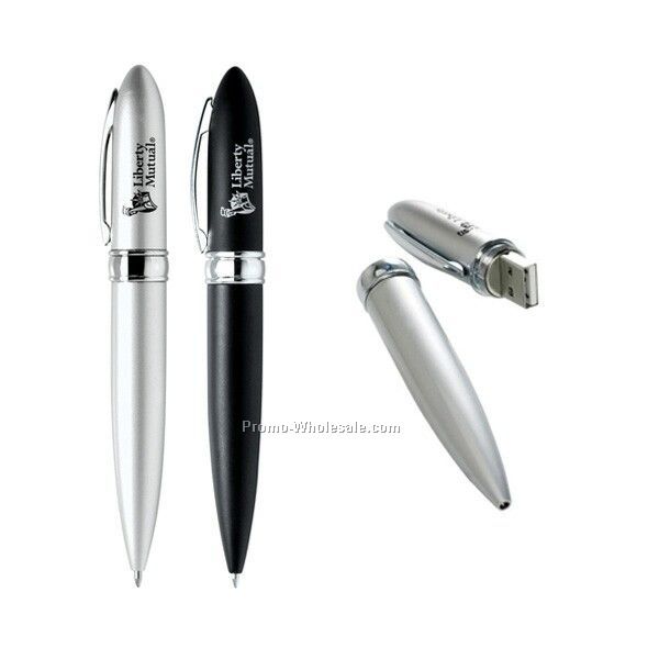 Matte Metal Retractable USB Pen