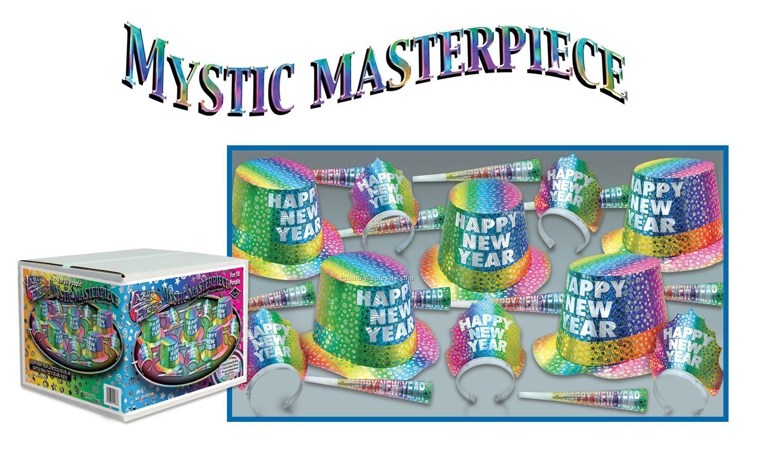 Mystic Masterpiece Lazer Etched Assortment For 10 W/ Retail Price Label