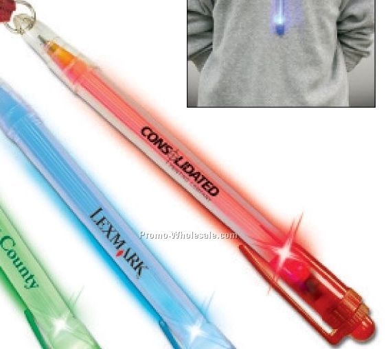 Neck Light Buzpen With Red LED Light