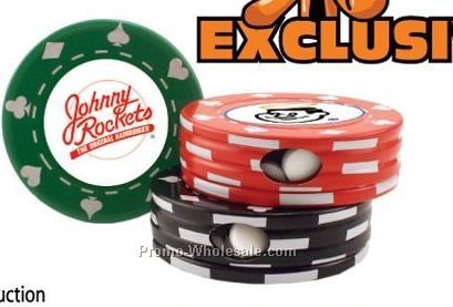 Poker Chip Tin W/ Cinnamon Flavored Mints