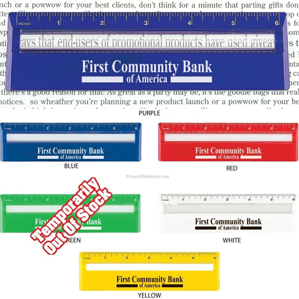 Ruler W/Magnifier (Standard Production)