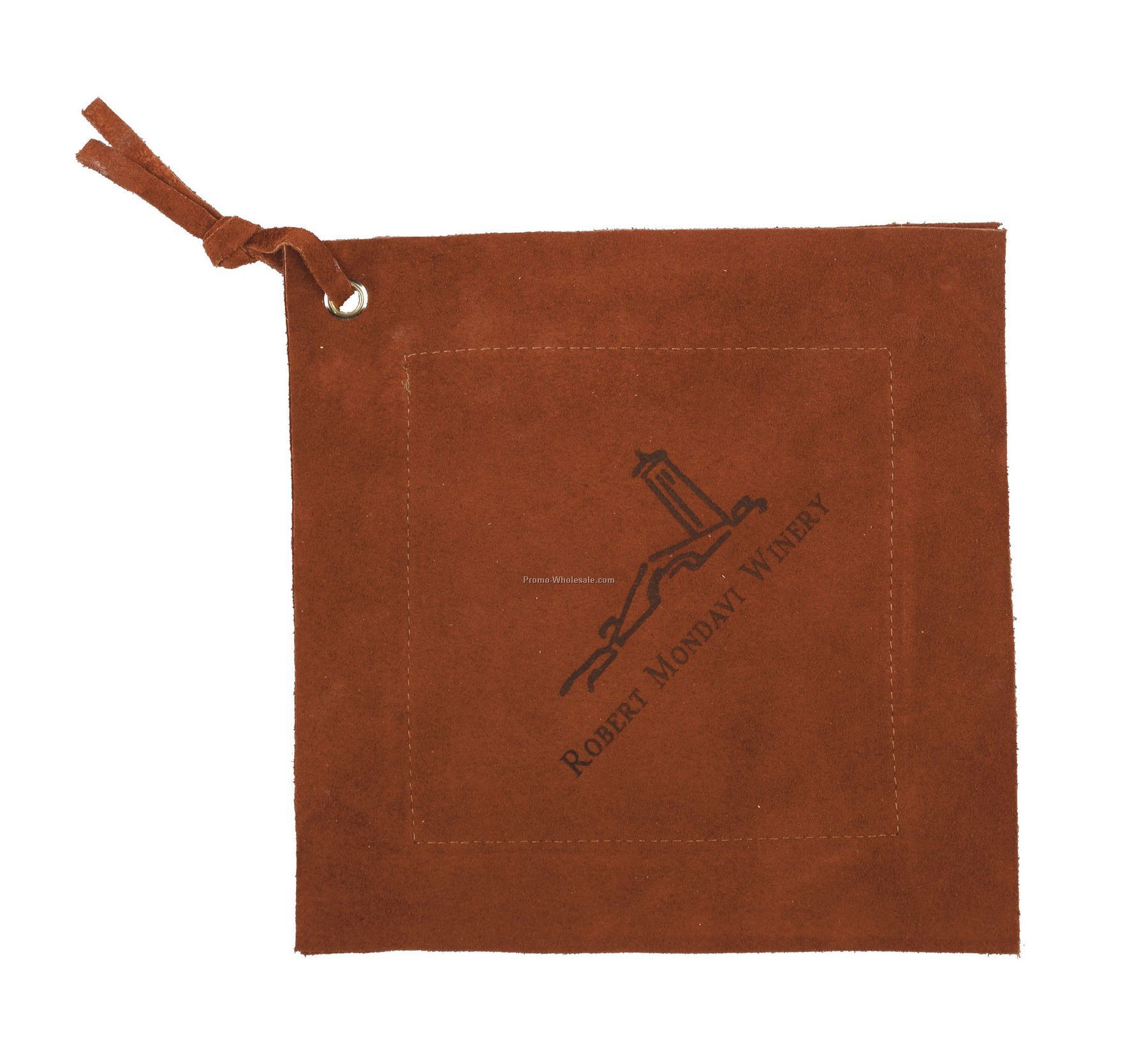 Rust Washable Suede Hot Holder (Pot Holder) - Hot Stamped