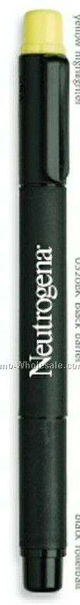Scoop Black Rollerball Pen & Highlighter W/ Black Barrel - On Sale!