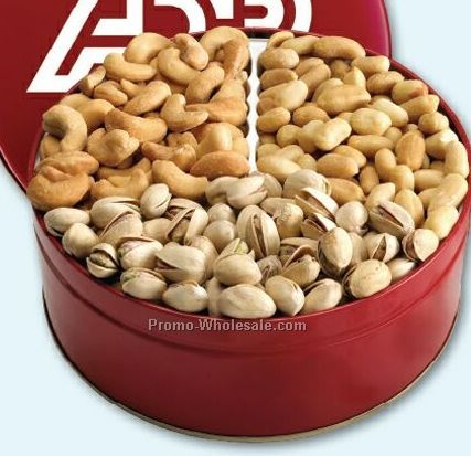 Small 3-way Nut Tin (6-3/16"x1-5/8")