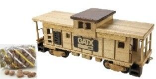 Train Caboose - Wooden - Cinnamon Almonds 5 Oz.