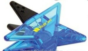 Translucent Blue Magnetic Star Memo Clip