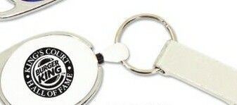 White Retractable Cord Bottle Opener