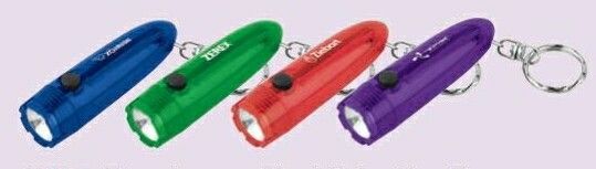 Wide Translucent Flashlight Key Tag