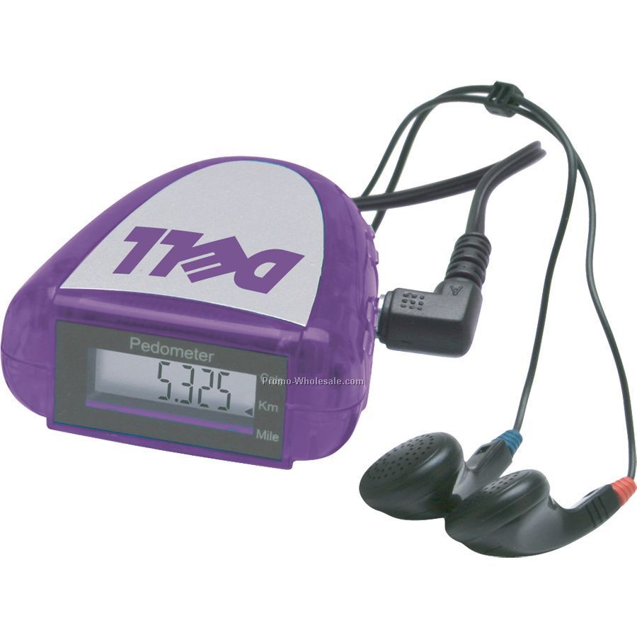 1-7/8"x2-1/4"x1" FM Scanner Pedometer