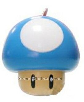 10cmx10-1/2cmx10-1/2cm Plastic Musical Mushroom Money Bank