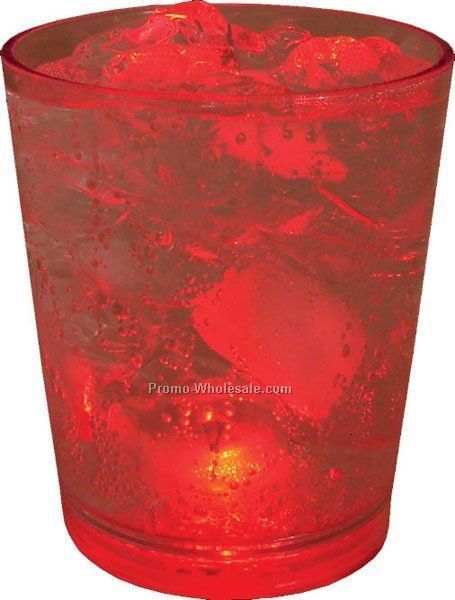 12 Oz. Red Light Up Pint Glass