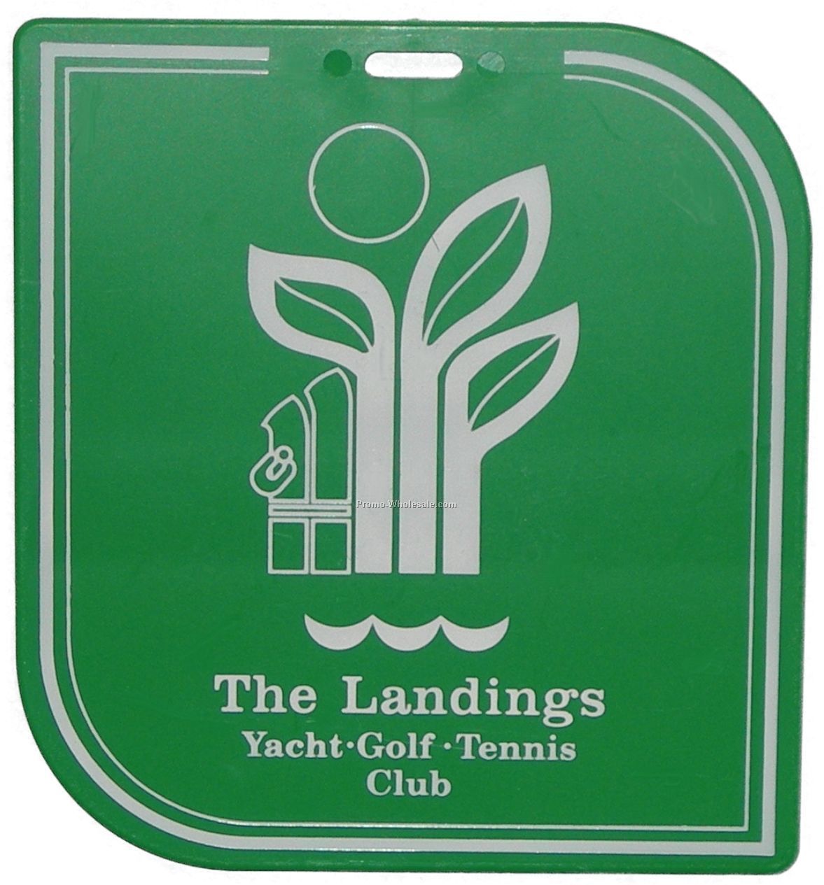 3-9/16" X 3-7/8" Loon Plastic Bag Tags