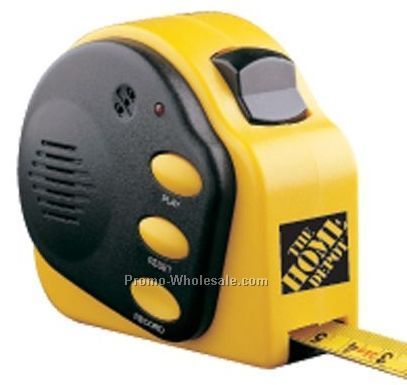 3"x3-1/4"x1-3/4" Tape Measure W/ Digital Recorder