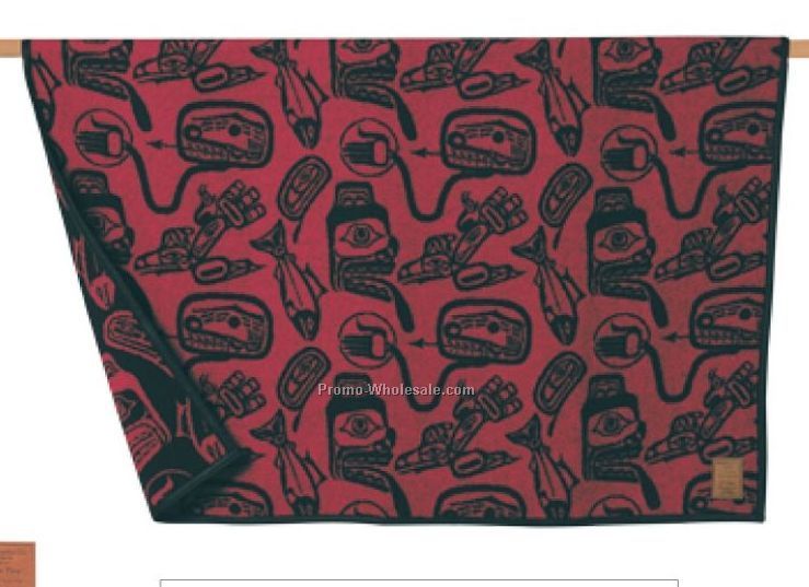 40"x60" Haida "dream Time" Wool Blanket