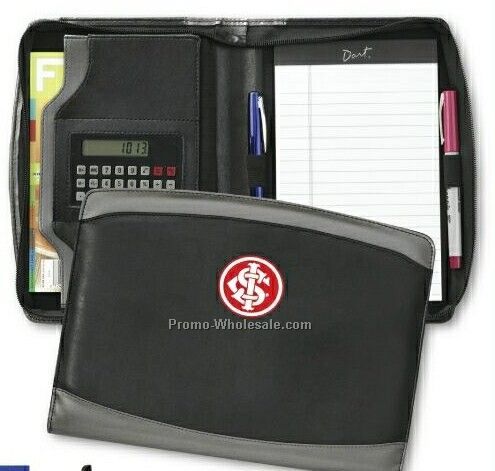 6-1/4"x9-1/4"x3/4" Titania Zippered Junior Folder