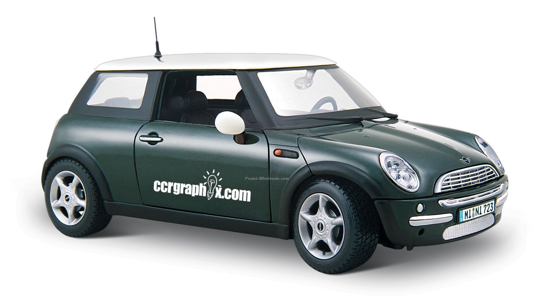 7"x2-1/2"x3" Mini Cooper Car Die Cast Replica