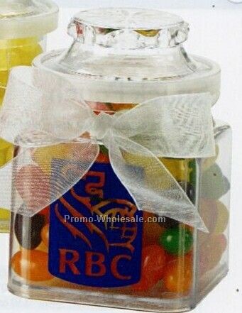 8 Oz. Plastic Jar W/ Personalized Candies