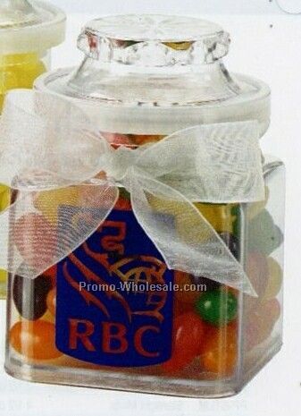 8 Oz. Plastic Jar W/ Regular Jelly Beans Assortment