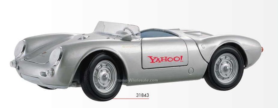 9" Silver Porsche 550a Spyder