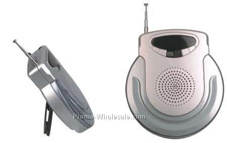 AM/FM CD Shaped Radio W/ Clip