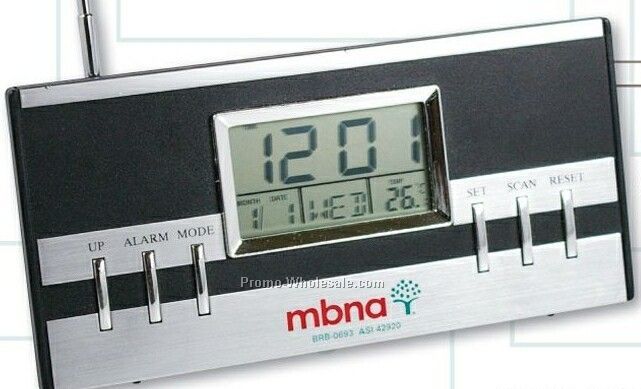 Alarm Clock W/ FM Scan Radio