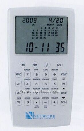 Aluminum Calendar Clock Calculator